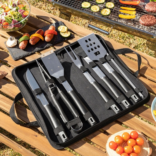 KIT D'USTENSILES POUR BARBECUE AVEC MALLETTE DE TRANSPORT BBSET INNOVAGOODS 12 PIECES